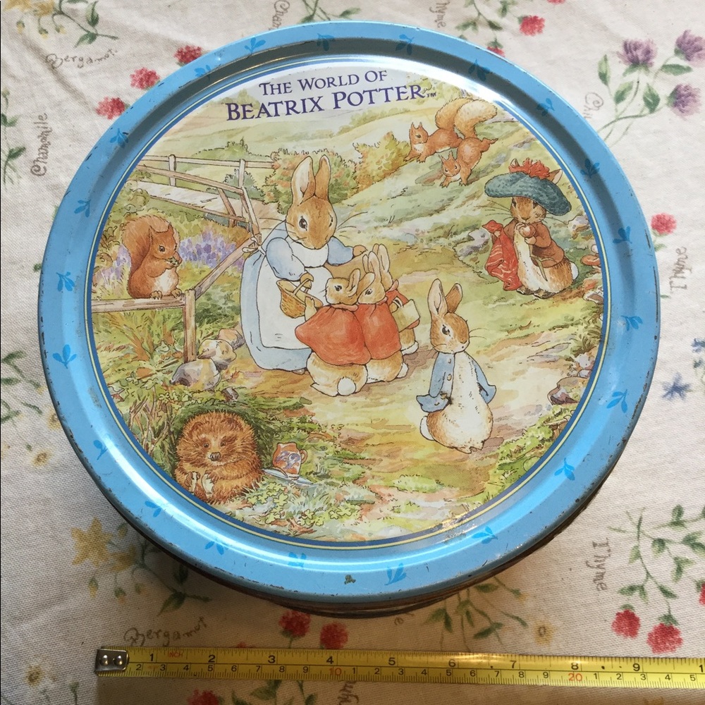⚜️ Vintage Beatrix Potter Sweet BLUE VINTAGE TIN